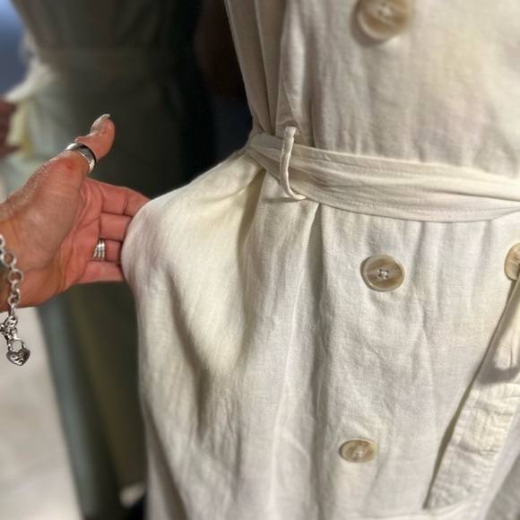 💕NWT- ADORABLE CROFT & BARROW BUTTON UP DRESS SZ S💕 - Picture 5 of 9